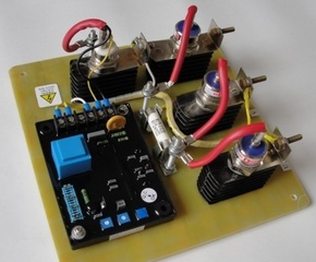 24 30 50 75 90 100 120KW brushed generator AVR regulator GAVR-75 50A voltage regulator