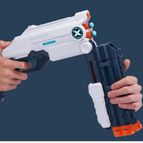  ZURU Manual double-barrel SOFT bullet GUN XSHOT CHILDRENs bullet TOY Gatling FOAM shotgun SOFT egg shotgun male