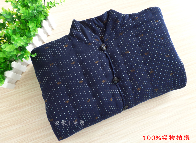 Handmade cotton tự nhiên quần dịch vụ nhà người đàn ông ấm áp của người lớn trung và cũ tuổi cotton coat dày có thể được tùy chỉnh