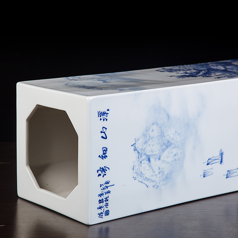 Jingdezhen ceramics hand - made vases, flower arrangement wine porch home decoration sitting room TV ark, furnishing articles