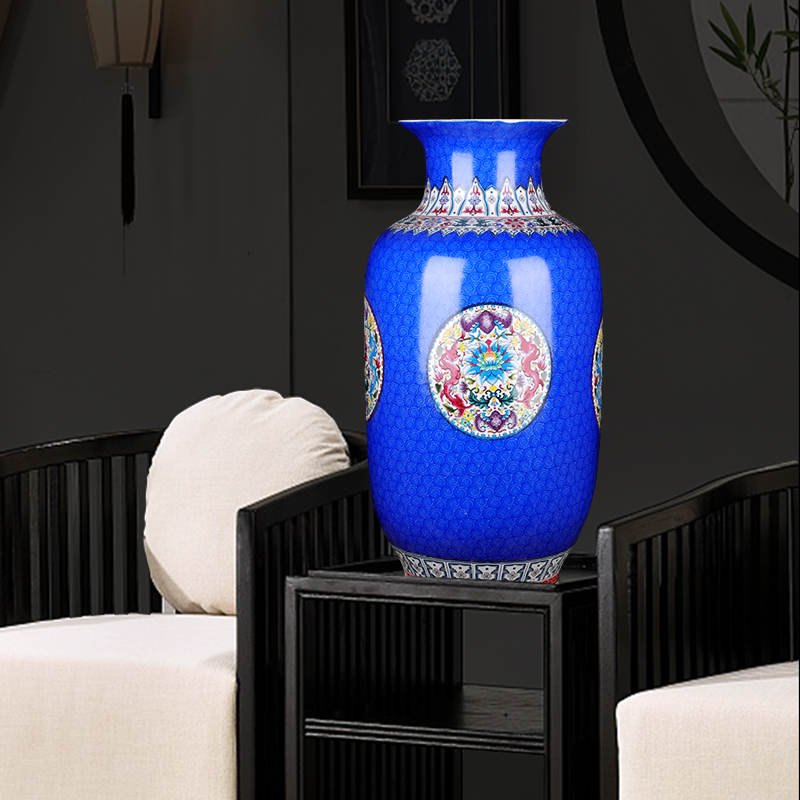 Jingdezhen ceramics new Chinese style of large vases, flower arranging TV ark adornment idea gourd furnishing articles large living room