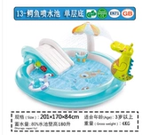 Intex, детская надувная круглая ванна для игр в воде для плавания для домашнего использования, бассейн с шариками