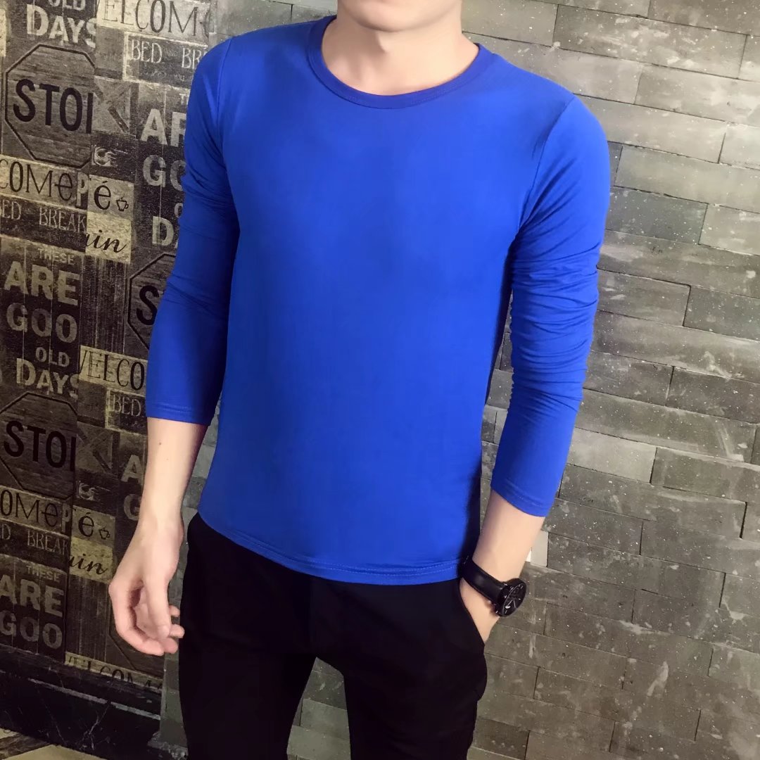 9.9 dài tay t-shirt nam phần mỏng chín chín t-shirt tops kích thước lớn màu rắn dưới 10 nhân dân tệ bán buôn áo sơ mi nhỏ