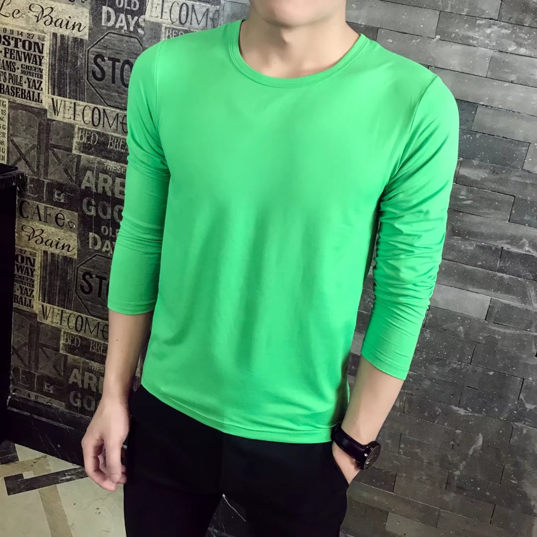 9.9 dài tay t-shirt nam phần mỏng chín chín t-shirt tops kích thước lớn màu rắn dưới 10 nhân dân tệ bán buôn áo sơ mi nhỏ