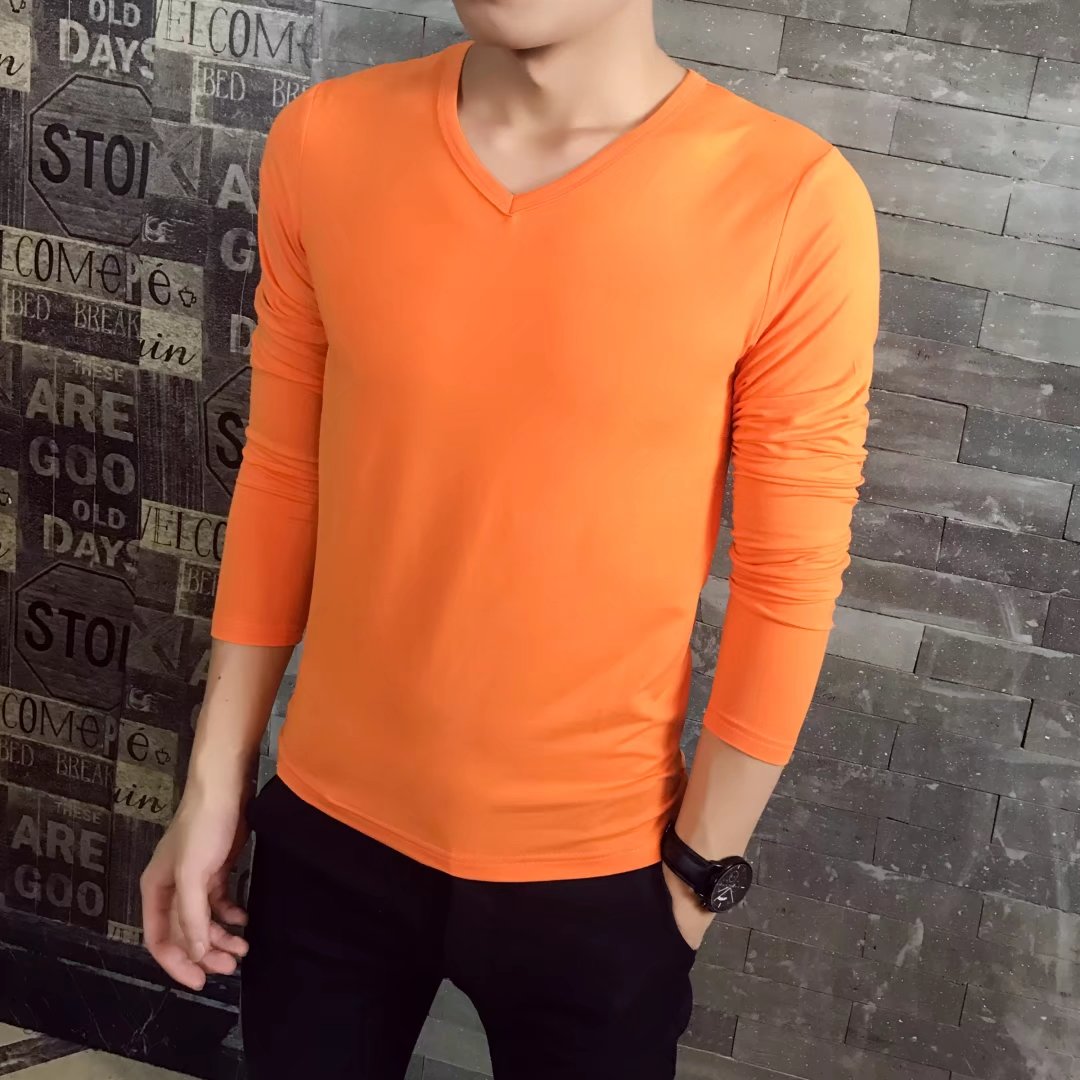 9.9 dài tay t-shirt nam phần mỏng chín chín t-shirt tops kích thước lớn màu rắn dưới 10 nhân dân tệ bán buôn áo sơ mi nhỏ