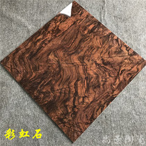 Living room floor tiles black gold flower purple Luo red tiles 800x800 full cast glazed floor tiles threshold stone door stone tiles