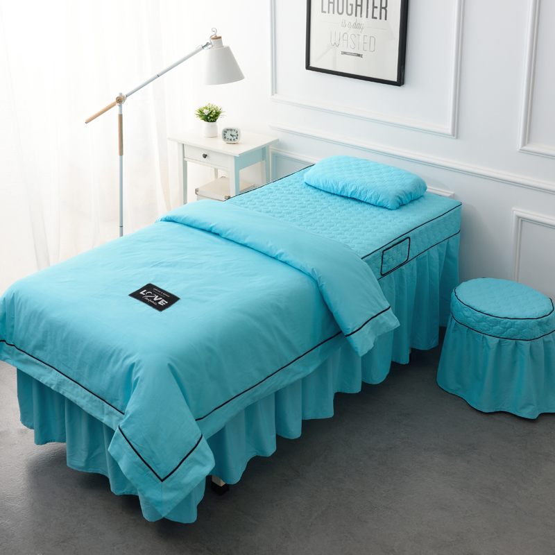 tối giản massage thẩm mỹ viện giường chăn giá bán buôn châu Âu độc quyền mỹ SPA liệu pháp mát-xa giường chăn bông - Quilt Covers chăn ga đẹp