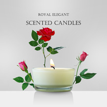 Scented candles Smoke-free essential oil plants Soybean wax Church wedding confession picture cafe decoration taste smoking