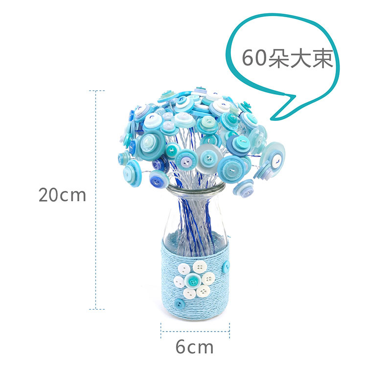 Hoa cẩm chướng nút sáng tạo bó hoa handmade tự làm gói vật liệu trẻ em mẫu giáo sản xuất quà tặng ngày của giáo viên xe đồ chơi trẻ em