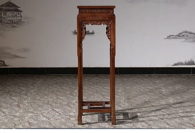 Đồ nội thất gỗ gụ Gỗ hồng mộc Zhongtang Baxian trường hợp bàn Taishi ghế sáu mảnh đồ nội thất phòng khách hiên bàn cho bàn - Bàn / Bàn bàn gỗ nguyên tấm