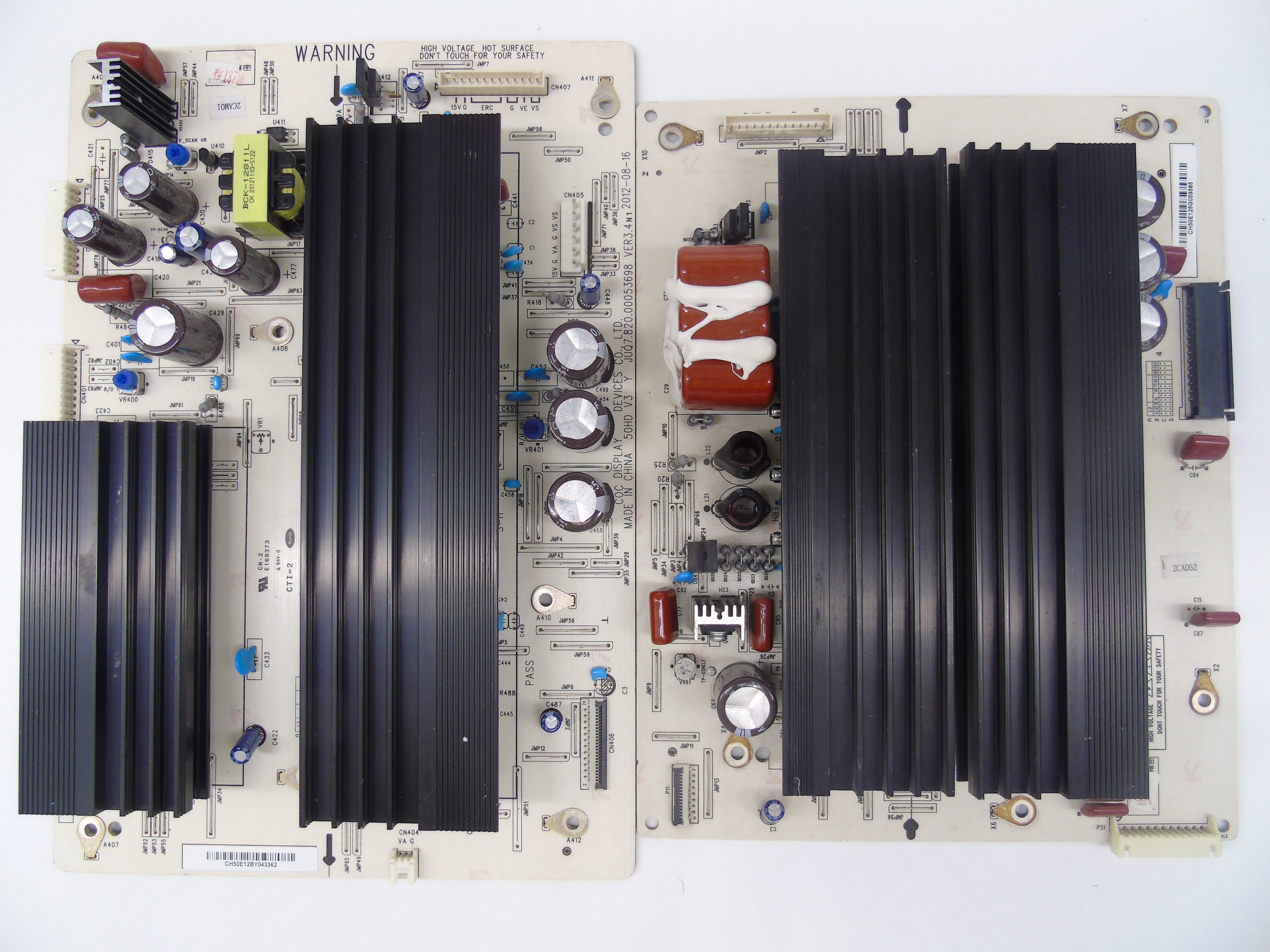 Original Changhong 3D50A3700ID Y X board JUQ7 820 00053698 JUQ7 820 00053721