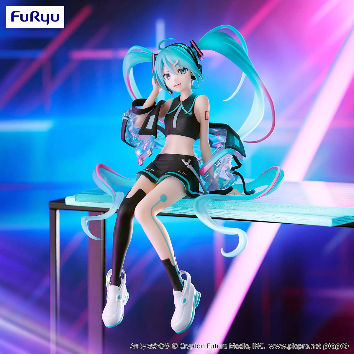 Figure Hatsune Miku Neon Cyber Noodle Stopper Figure Vocaloid 16cm