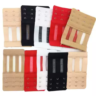 Fish silk stretch underwear extension buckle Bra extension buckle back buckle buckle buckle three-breasted four buckle 3 Button 4 button