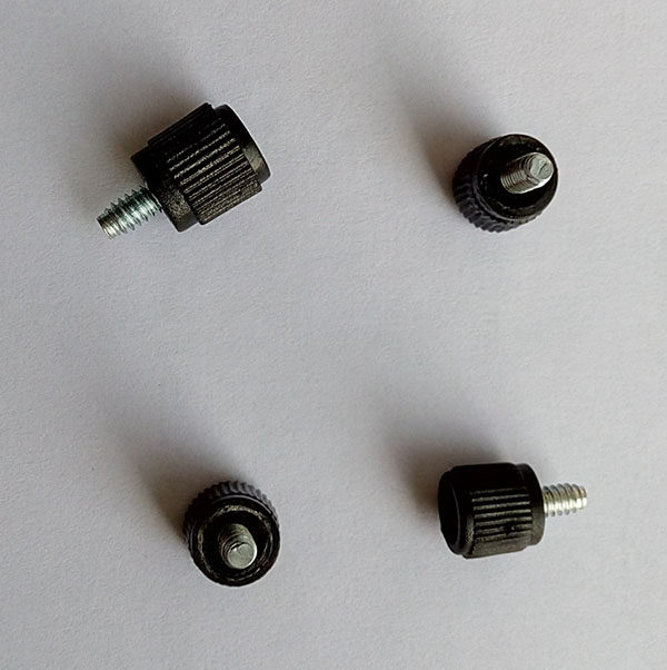 DIY assembly Desktop computer fixed main case side plate blank screw Mechanical hard disk Plastic metal manual screw