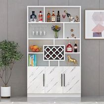 Wine cabinet modern minimalist living room wall-mounted home Nordic restaurant sideboard small red wine cabinet partition cabinet can be customized