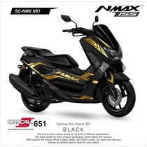 Suitable for Yamaha NMAX 155 all car stickers personally modified body shell carving pull blossom dumb gold