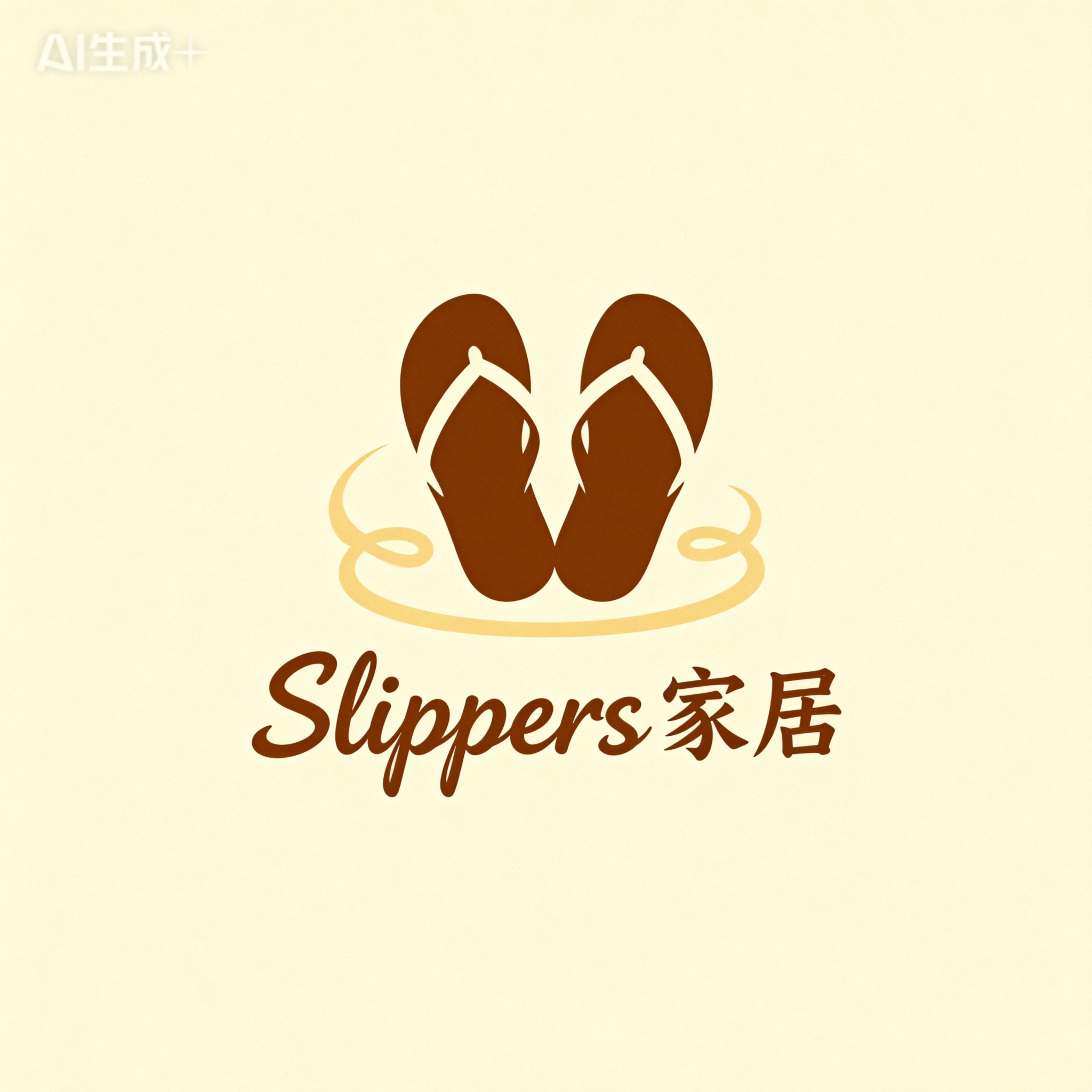 Slippers家居的LOGO