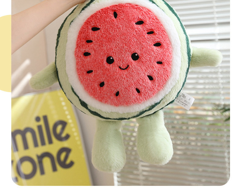 watermelon plush pillow detail image 7