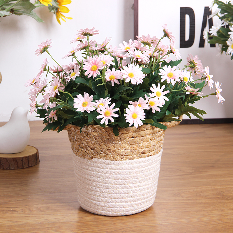 Small daisy emulated flower fake flower suit floral floral decoration silk flower fresh field garden minimalist about home living room floral swing piece
