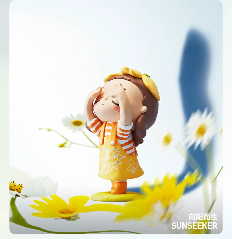 POPMART泡泡玛特 Nyota Four Seasons Series Model Blind Box Trendy Toys Ornaments Cute Gifts