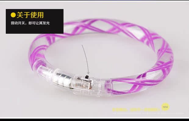 Fancy dress bên cung cấp vật liệu acrylic ánh sáng dính điện tử LED nhấp nháy vòng đeo tay ánh sáng đặc biệt bán buôn - Sản phẩm Đảng / Magic / Hiệu suất đồ hoá trang halloween
