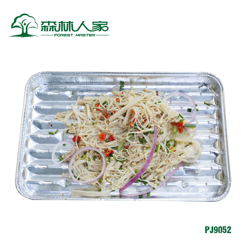 Oven household rectangular barbecue supplies thickened tin paper microwave oven tin box aluminum foil paper iron plate baking plate