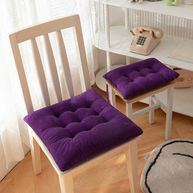 Girly heart ins seat cushion bench cushion students sedentary classroom desk chair cushion corduroy dormitory butt cushion rectangular