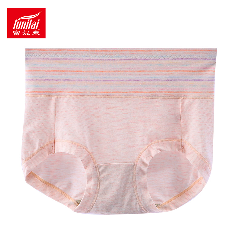 3 đóng gói Funilai womens quần lót eo nâng cao hông strappy da thoải mái phẳng góc quần 3335.