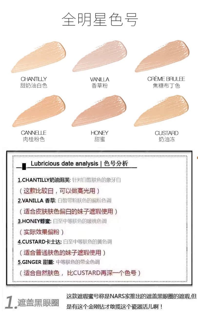 NARS nude dầu kiểm soát kem nền che khuyết điểm Nars shop trang web chính thức hàng đầu Nas concealer pen 1232 1233 phấn ohui