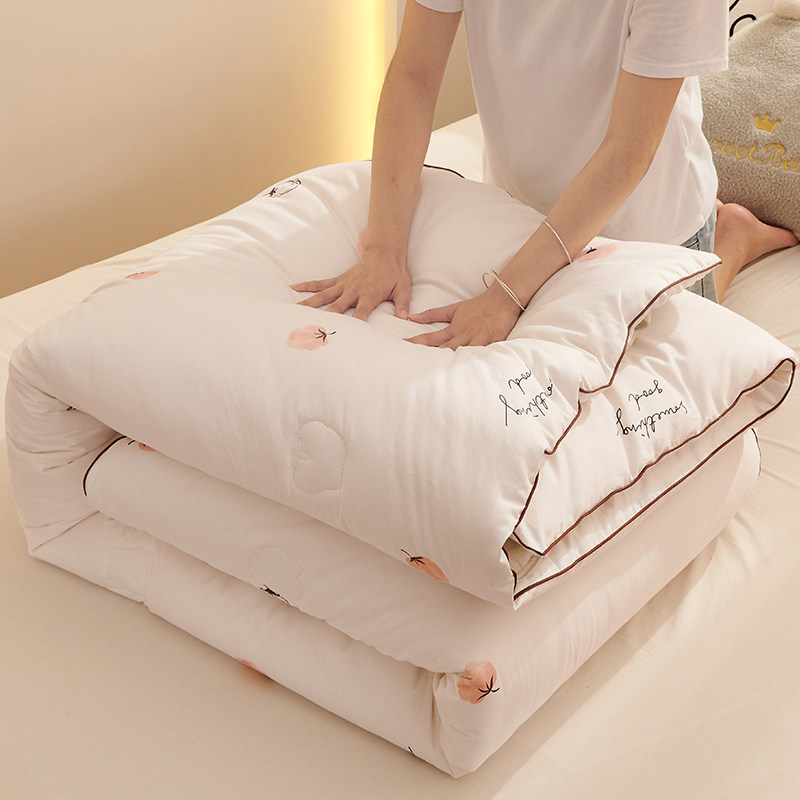 New frontier cotton flowers quilted by the core pure cotton quilted winter quilted with full cotton thickened warm cotton wool cushion bedding spring and autumn quilt