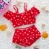 Đồ bơi trẻ em Hàn Quốc bé gái đồ bơi bé gái công chúa bé gái bikini một mảnh bikini quần bơi phù hợp - Bộ đồ bơi của Kid