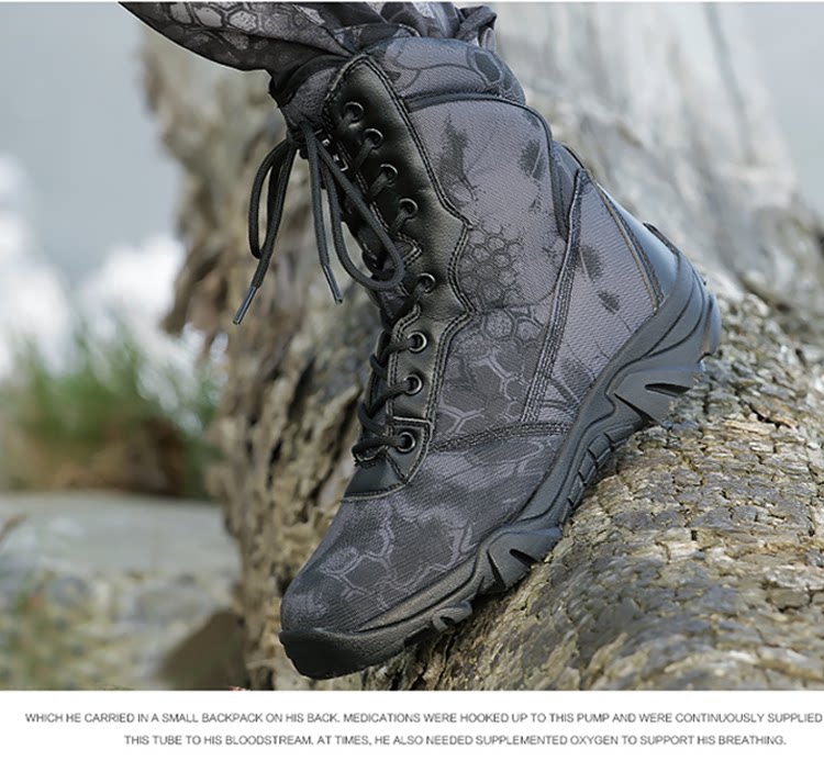 Boots militaires pour homme - amortissement - Ref 1398376 Image 20