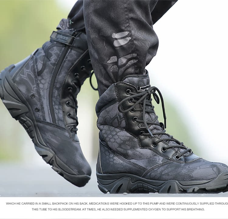 Boots militaires pour homme - amortissement - Ref 1398376 Image 17