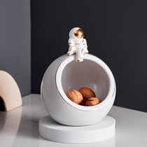 Entrance Door Entrance Door Entrance Astronaut Key Containing swing piece Living room TV cabinet Decorative Jo Relocation New Residence Gift