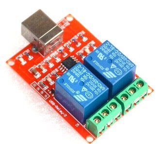 5v免驱/usb控制开关/2路继电器模块/电脑控制开关/PC智能控制开关