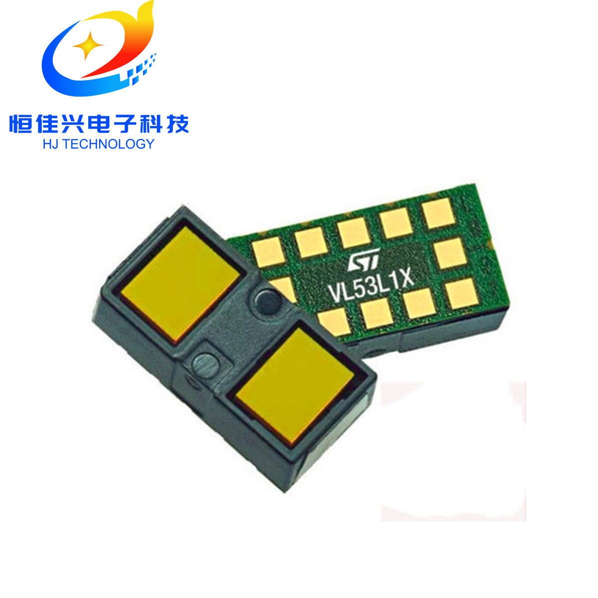 VL53L1X 传感器芯片VL53L1CXV0FY/1封装LGA-12 ST意法激光测距4米