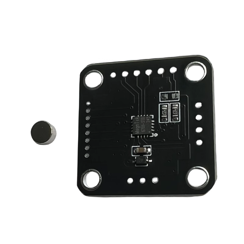 MT6701QT磁编码器磁感应角度测量传感器模块4通讯接口替代AS5600