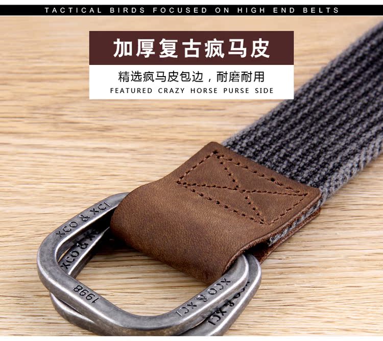 ZSJAY chiến thuật chim đàn ông đai vải nylon vành đai chiến thuật nam đai với vành đai dày ZS-S13 mua thắt lưng nam