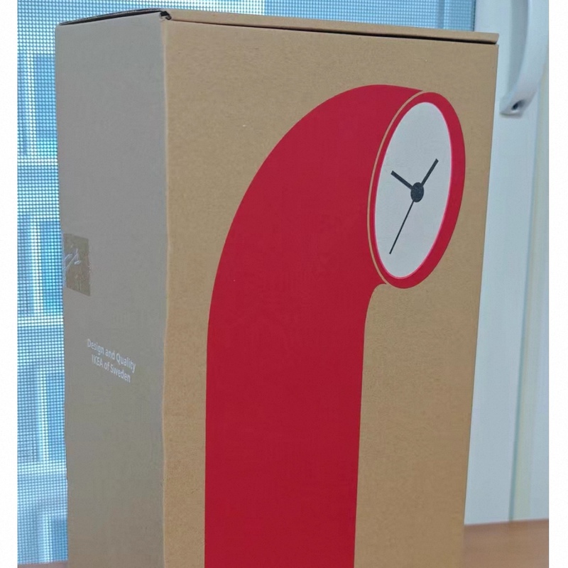 Ikea Ps 2026 Pipe Clock Water Pipe Design Table Clock Faceless Male Red Clock 38 Domestic