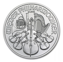 Spot 2012 Austria Vienna Orchestra Silver coin pure silver 1 oz Invested Silver Coin Philharmoniker