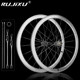 Retro Silver Road Wheel Set 700C120 Bearing Hub 40/50mm High Frame V/C Disc Brake Aluminum Alloy