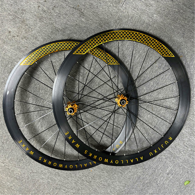 Road Wheel Set 700C Rim Brake 120 Ring Bearing Hub 40/50mm High Frame C Brake Disc Brake Aluminum Alloy