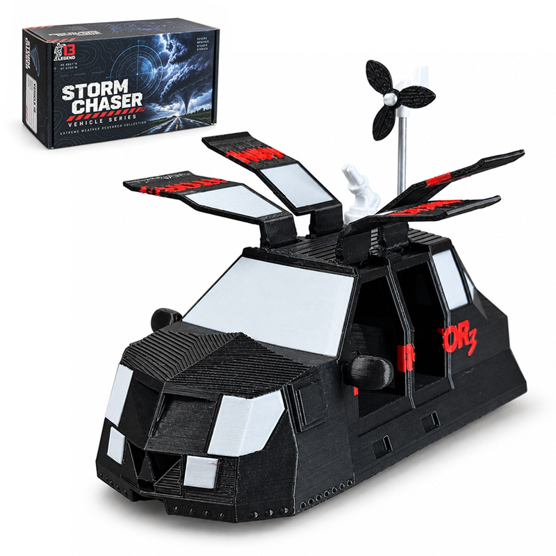 Ruler 3 Storm Interceptor Multi-Door Openable Tornado Chaser Static Display Collectible Model