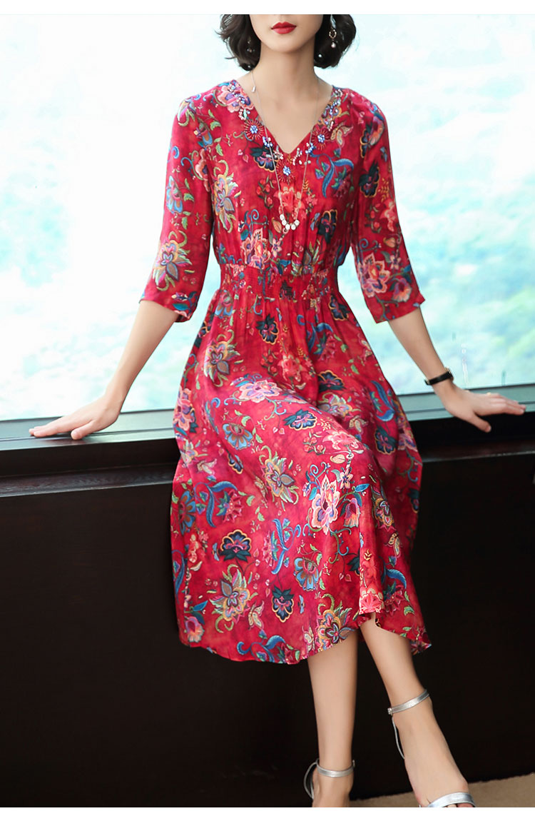 Robe femme en De la soie - Ref 3328148 Image 20