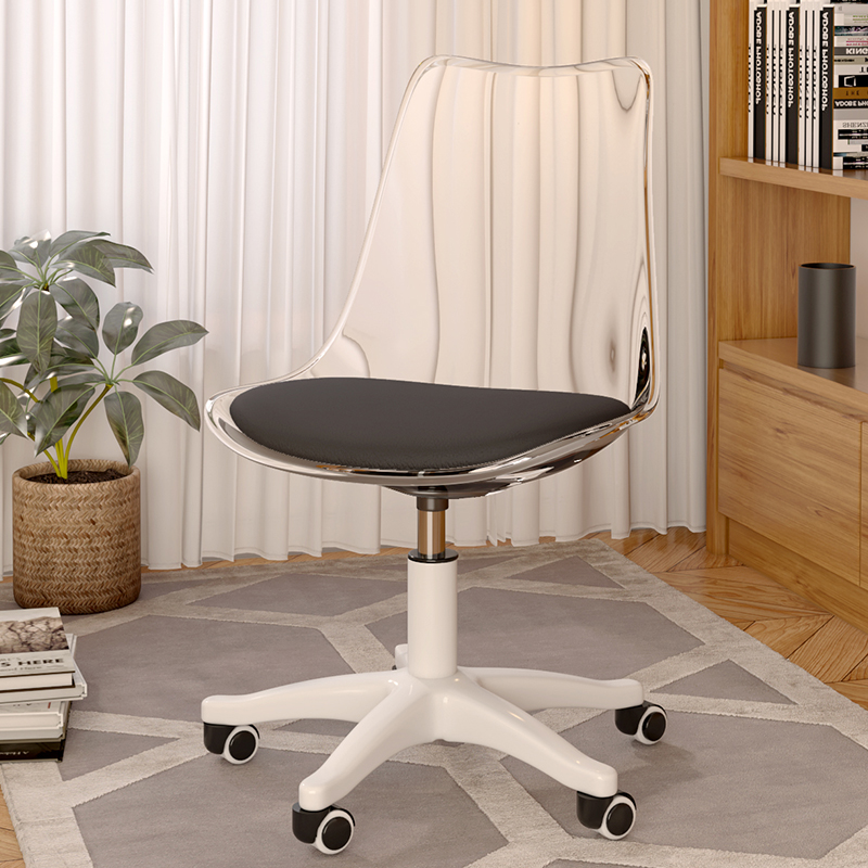 Chubing transparent back + black pad [can be lifted and rotated] nylon feet