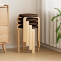 Модель мягкой сумки [упаковка из 4 шт.] цвет дерева + цвет кофе, прочный и устойчивый, штабелируемый