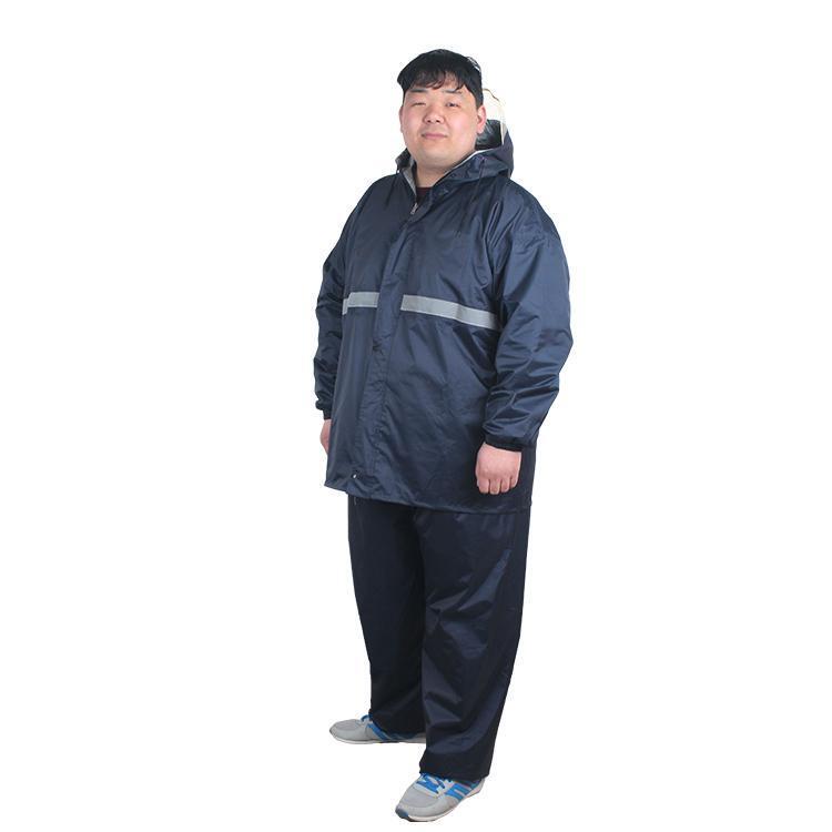 Adult Split-Type Plus-Size Raincoat and Rain Pants Set, Full-Body Motorcycle Riding, Unisex, Double-Layer Rainproof
