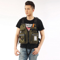 Professional life jacket Multi-pocket large buoyancy vest Marine adult convenient fishing suit Luya Rock fishing vest vest