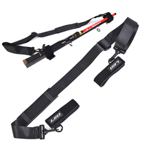 Luya beam rod belt Tie rod belt strap Shoulder strap Straight handle gun handle Multi-section rod special velcro multi-function bundle rod belt