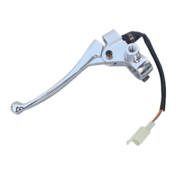 Suitable for haojue yuexing hj125t-9a/9c/d scooter left rear brake mirror seat handlebar front brake handle horn